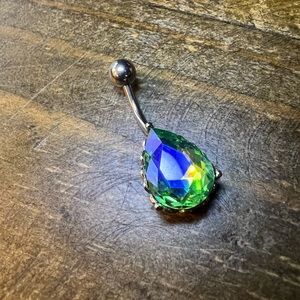Blingy belly ring